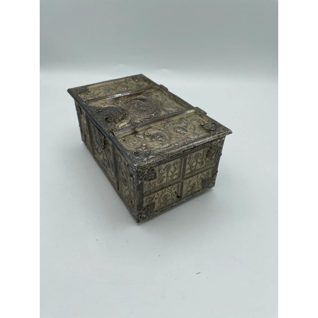 Late 19th Century Late 19th Century Art Nouveau Japanese Teak Lined Tea Caddy For Sale - Image 5 of 12