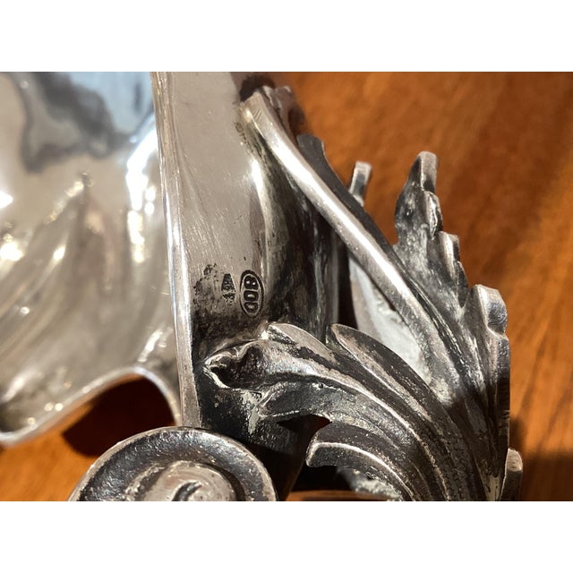 Vintage Italian Silver Jatte Centerpiece, 1920s For Sale - Image 11 of 18