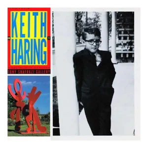 1980s Keith Haring at Tony Shafrazi Gallery Exhibition Cards - Set of 3