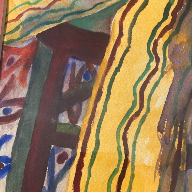 Ruth Original 1993 Postmodern Neo-Expressionist Figurative Portrait Paintings Diptych - Framed Pair For Sale - Image 11 of 12