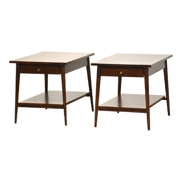 Refinished Paul McCobb Planner Group Side Tables - a Pair For Sale