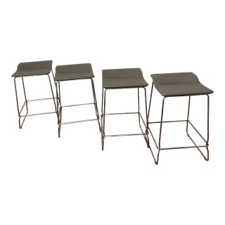 Steel Case Coalesse Last Minute Stools by Patrcia Urquiola Counter Height - Set of 4 For Sale