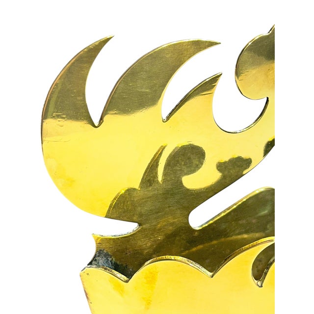 Metal Antique English Crown Form Wall Pocket or Tidy For Sale - Image 7 of 18