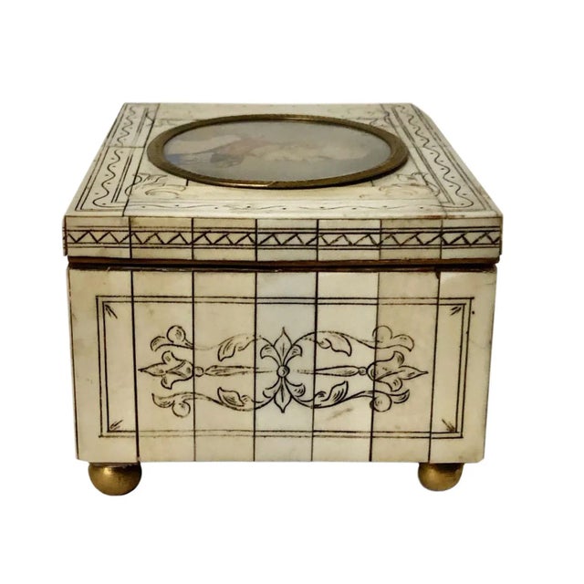 Late 19th Century Anglo Indian Portrait Box Emperor Franz Joseph of Austria For Sale In Tampa - Image 6 of 10