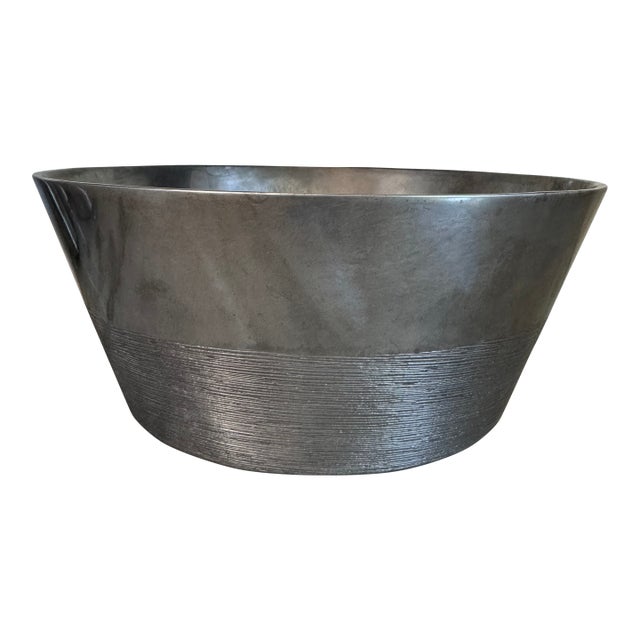 Vesta by Wedgwood Vera Wang Polished Chrome Bowl For Sale