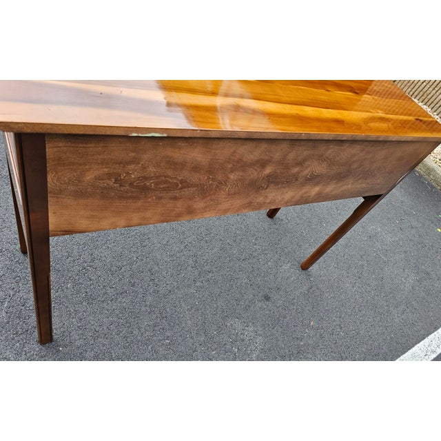 Wright Table Company George III Style Yew Wood Two-Drawer Sideboard For Sale In Washington DC - Image 6 of 8