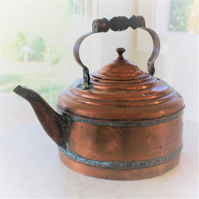 Antique European Copper Coffee Kettle Chairish