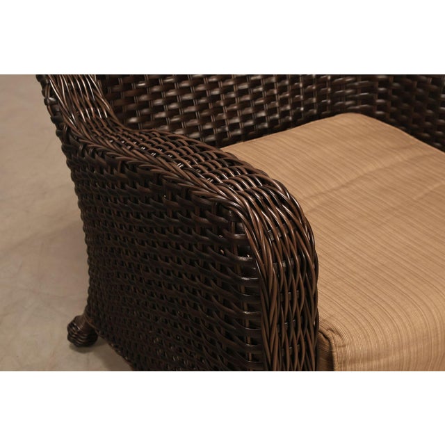 Brown Northcape Pair of 'Richmond' Outdoor Wicker Patio Armchairs For Sale - Image 8 of 18