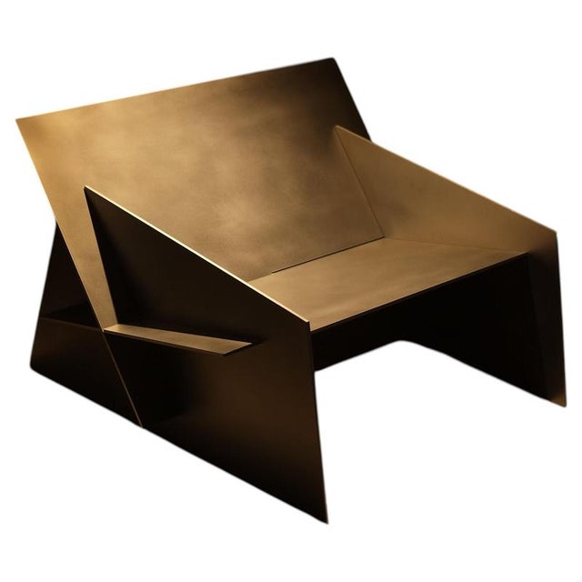 Remus Aluminium Armchair by Bureau of Entropy For Sale - Image 9 of 9