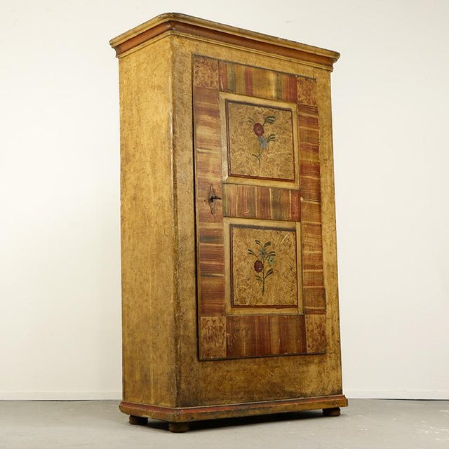 Folk Art Bridal Wardrobe, 1850s For Sale - Image 9 of 14
