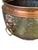 Large 14" Antique French Repoussé Copper Jardinière, 19th Century Alliance Coat of Arms Cachepot, Lion Head Handles, French Planter For Sale - Image 10 of 15