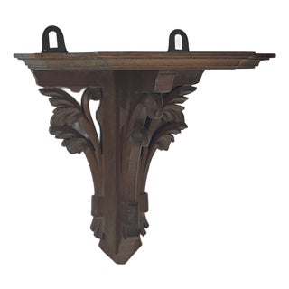 Mahogany Wall Console, 1890s For Sale