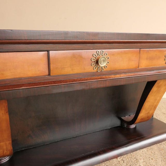Italian Low Console Table, 1950s For Sale - Image 3 of 18