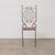 Metal Mid 20th Century French Neoclassical Iron and Woven Accent Chair For Sale - Image 7 of 11