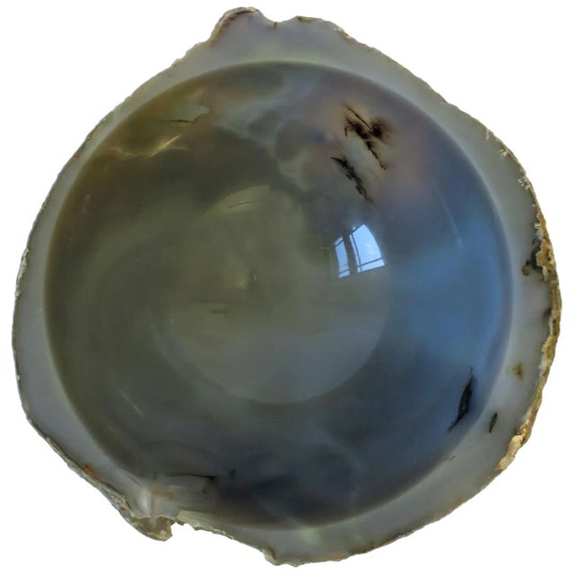 Onyx Marble Bowl in the Organic Modern Style For Sale - Image 12 of 12