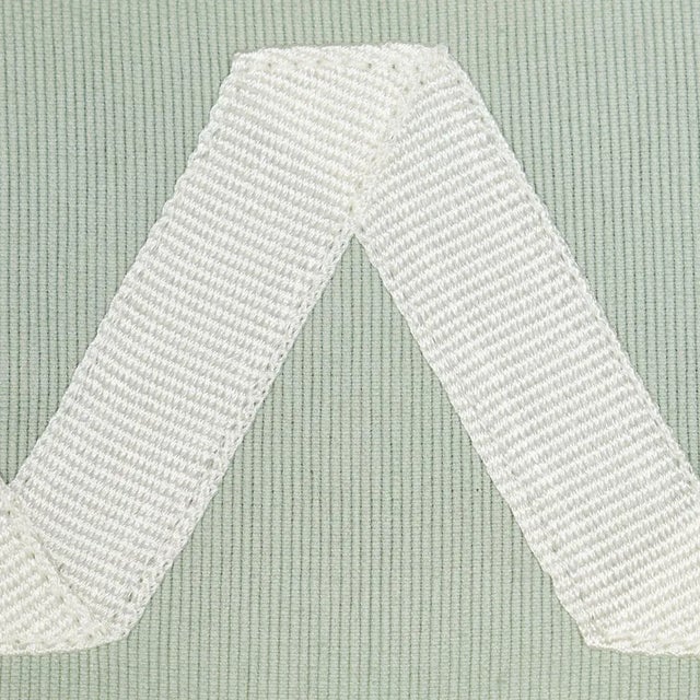 Contemporary Sample - Schumacher Legere Applique Tape in Ivory On Seaglass For Sale - Image 3 of 5