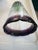 Art Deco Vintage Hand Blown Scalloped Purple Saintpaulia Glass by Anthropologie For Sale - Image 3 of 7