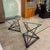 Formations Dual Iron Pedestal Base Glass Dining Table For Sale - Image 4 of 16