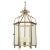Georgian Style Lacquered Brass Hexagonal Hall Lantern For Sale - Image 9 of 9