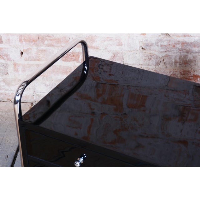 1920s Bauhaus Cabinet in Chrome-Plated Steel by R. Slezák, Czech, 1930s For Sale - Image 5 of 14