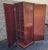 Wood Late 20th Century Mahogany Pedestal Column Cabinets, a Pair For Sale - Image 7 of 11