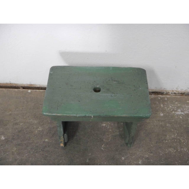 1960s Fir Wood Stool, 1960s For Sale - Image 5 of 11