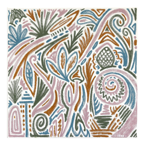 Effervescent Flow - Expressive Colorful Abstract Aboriginal Inspired Painting Original Artwork by Ilan Leas