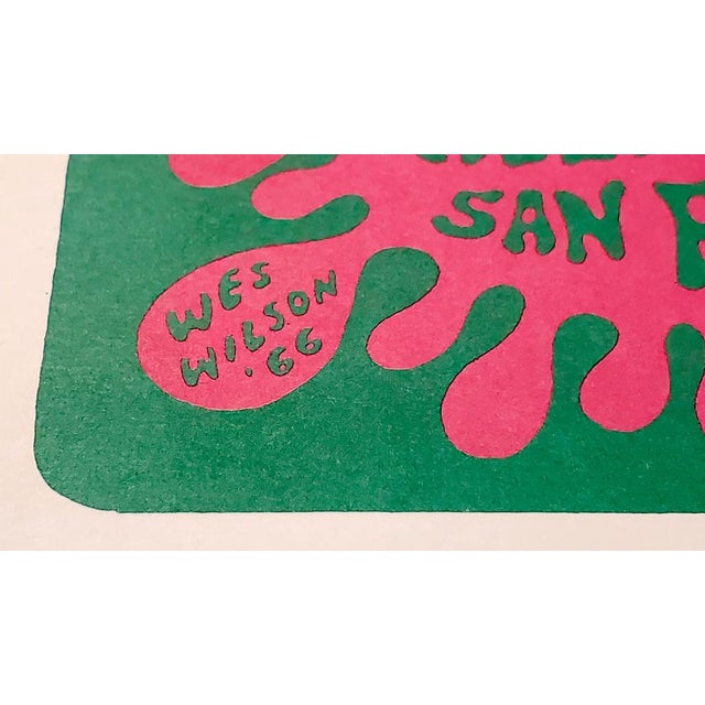 Modern Wes Wilson, Fillmore, Gloria, Lithograph, 1966 For Sale - Image 3 of 4