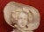 Galileo Pochini, Bust of Young Girl with Hat, 19th Century, Marble and Alabaster For Sale - Image 6 of 11