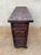 Brown 1940s Spanish Rustic Carved Solid Wood Sideboard with Wrought Iron Details For Sale - Image 8 of 9