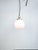 Beautiful early Dutch opaline globe pendant light by Philips. Constructed out of glass with nickel plated brass fixture....