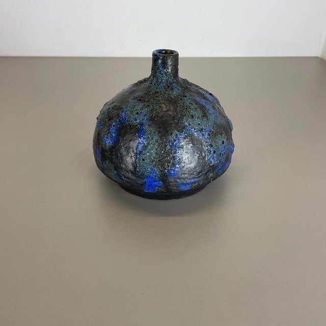Abstract Ceramic Studio Pottery Vase from Gerhard Liebenthron, Germany, 1970s For Sale - Image 4 of 18