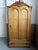 Large French Country Bonnetière in Carved Pine, 1920s For Sale - Image 10 of 11