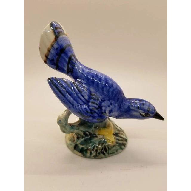 1980s 1980s Stangl Pottery Birds 3276 Blue Jay For Sale - Image 5 of 5