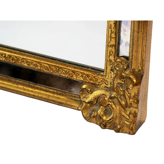 Vintage Italian Wall Mirror, 1980s For Sale - Image 4 of 5