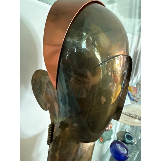2000 - 2009 Karl Schmidt Art Deco Austrian Bust After Hagenauer For Sale - Image 5 of 9