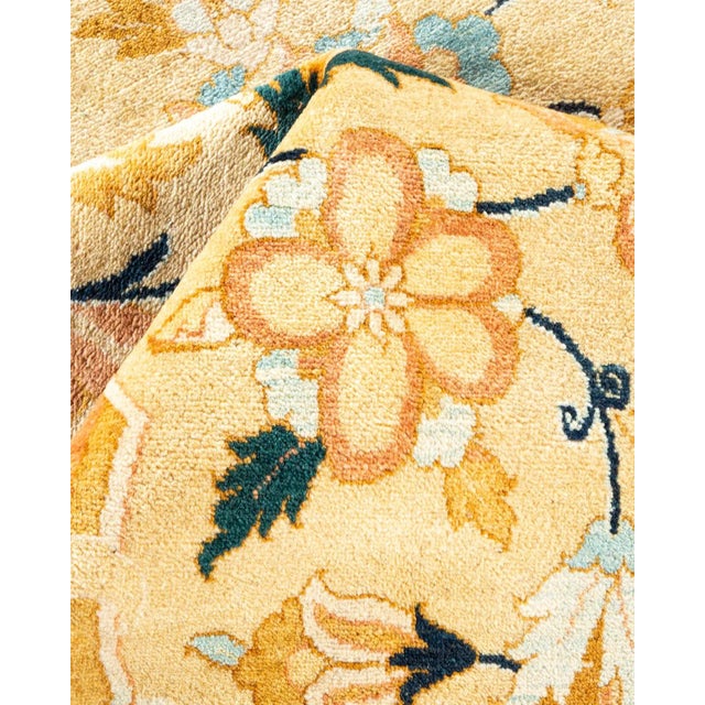 Textile Mogul, One-of-a-Kind Hand-Knotted Area Rug in Ivory, 8' 1" x 10' 4" For Sale - Image 7 of 8