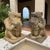 A Pair of Vintage Seated Cast Stone Gargoyle Garden Statues For Sale - Image 12 of 12