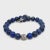 Authentic David Yurman Lapis Lazuli Carved Beads Bracelet 8.5" 8 mm Silver Estate DY594 Retail: $495.00 This elegant...