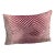 Blush Velvet Chevron Pillow For Sale