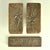 Brutalist Bronze Push Pull Door Handles and Letterbox with Dynamic Relief, 1970s, Set of 3 For Sale - Image 13 of 18