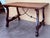 20th Dining or Console Table of Walnut with Lyre Legs and Heavy Top, Spain For Sale - Image 4 of 18