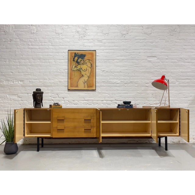 1960s 1960s Mid Century Modern Teak Credenza / Sideboard, For Sale - Image 5 of 13