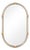 Torchon Ovale Murano Glass Mirror by Fratelli Tosi For Sale