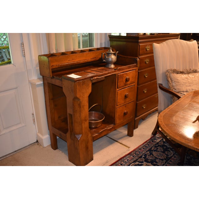 American Country Workbench, 19th Century For Sale - Image 9 of 10