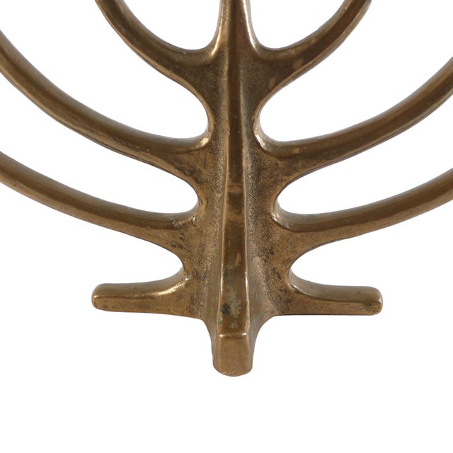 Brutalist Bronze Candleholder by Harjes Metallkunst, 1960s For Sale - Image 6 of 8