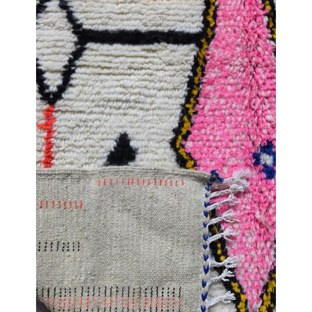 Moroccan Wool Neon Rug - 8.2 X 4.9 Ft For Sale In Cleveland - Image 6 of 8