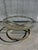 Milo Baughman Round Brass and Glass Table For Sale - Image 12 of 18