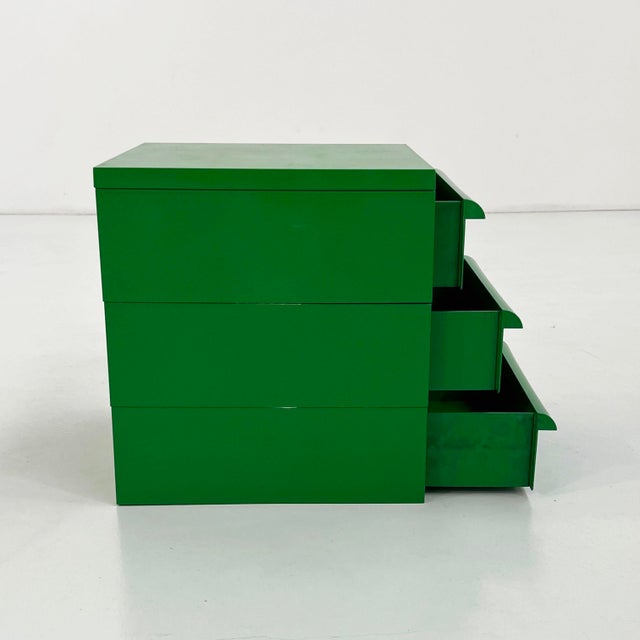 Kartell Green Chest of Drawers by Simon Fussell for Kartell, 1970s For Sale - Image 4 of 9