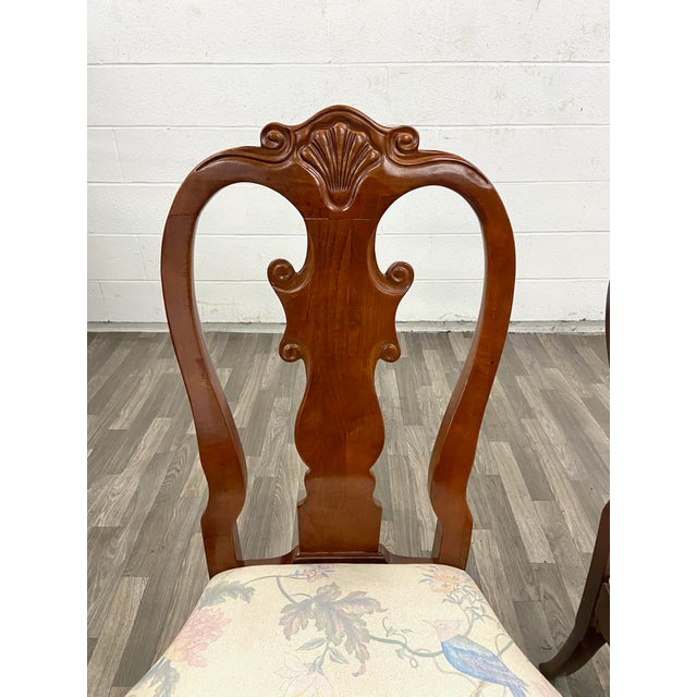 Vintage Queen Anne Dining Chairs by American Drew Pair Chairish